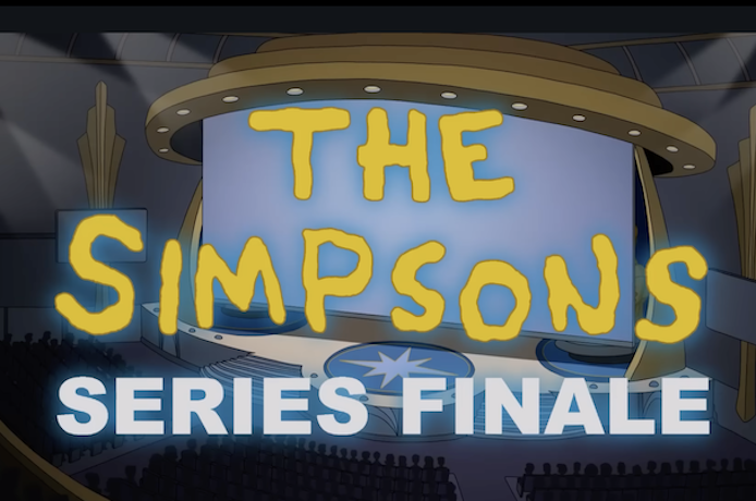 The Simpsons 'finale' episode screen shot